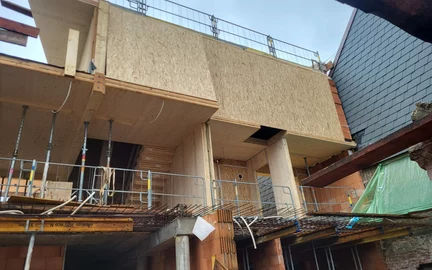 Umbau im Stadthaus - 2 Geschosse in Holz, Neuötting